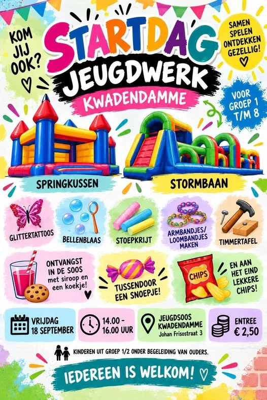 Foto bij het Facebookbericht van Jeugdwerk van 10-09-2026